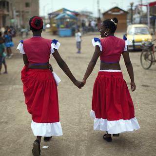 Deux femmes afro-péruviennes. [Keystone - AP Photo/Rodrigo Abd]