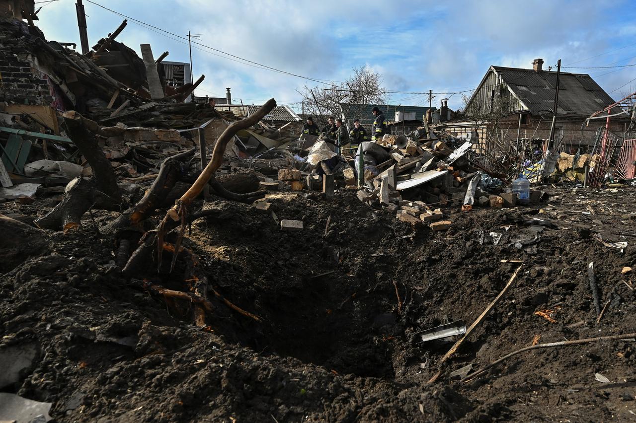 Les drones russes ont détruit des bâtiments résidentiels dans la région de Zaporijjia (sud de l'Ukraine). [Reuters - Stringer]