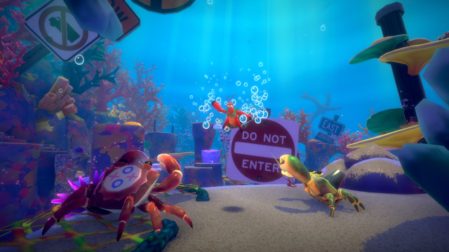 Une capture d'écran du jeu "Another crab's treasure". [Aggro Crab]