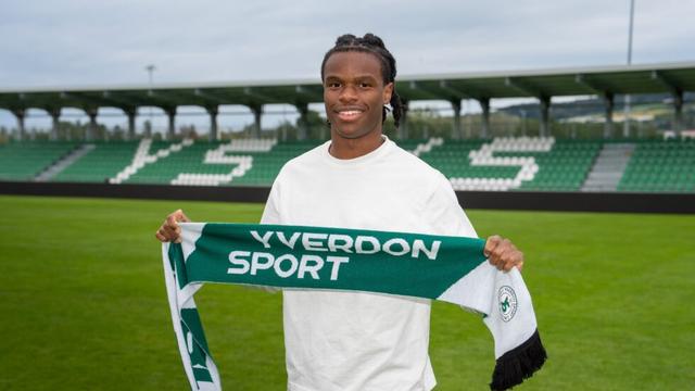 Dexter Lembikisa, nouveau joueur d'Yverdon Sport.