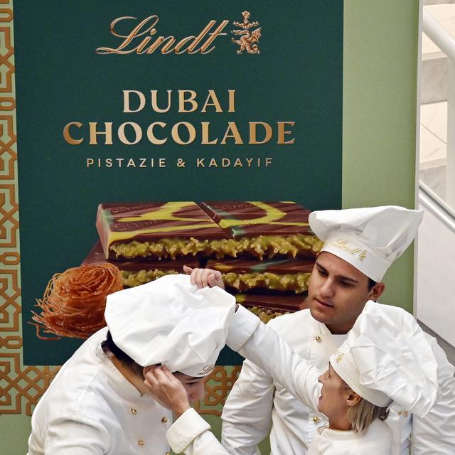 Pourquoi Le chocolat Dubaï connait-il un succès aussi grand? [Keystone - Walter Bieri]