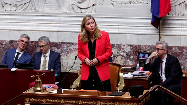 La macroniste Yaël Braun-Pivet a été réélue à la tête de l'Assemblée nationale. [REUTERS - Gonzalo Fuentes]