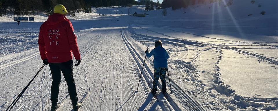 Les pistes de ski de fond seront gratuites jeudi 2 janvier 2025 en Suisse romande. [RTS - Deborah Sohlbank]