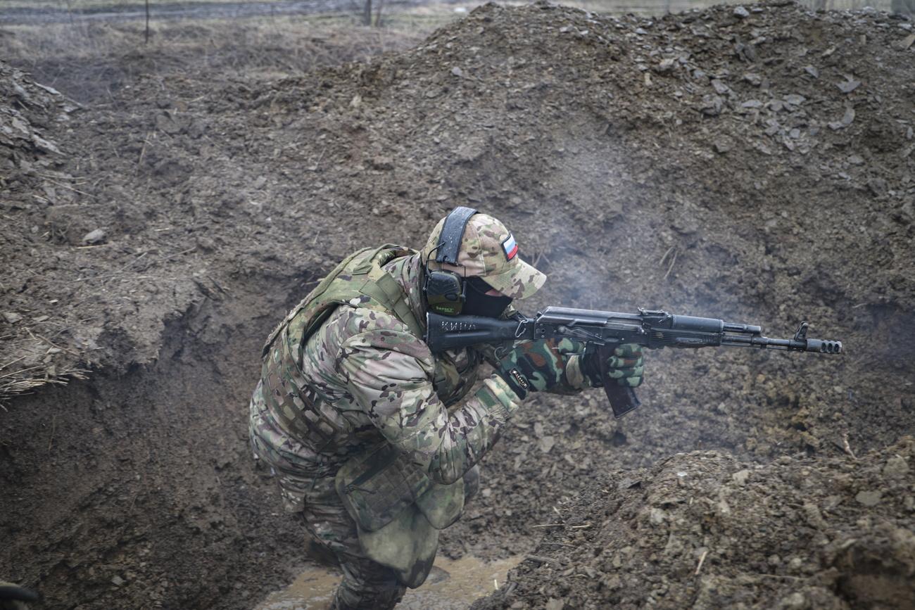 L'armée ukrainienne a fait état de "tirs nourris" de la part des forces russes près de Robotyné, dans la région de Zaporijjia. [Keystone - Alessandro Guerra]