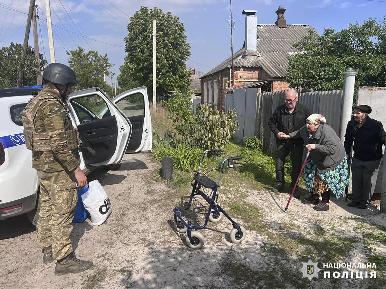 Des centaines de personnes ont été évacuées de la région de Kharkiv après l'attaque russe. [KEYSTONE]