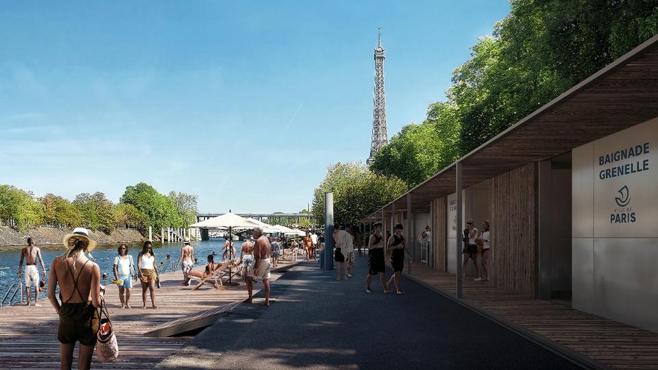 Rendre la Seine baignable pour les JO de Paris: une promesse à 1,4 milliard de francs. [VILLE DE PARIS]