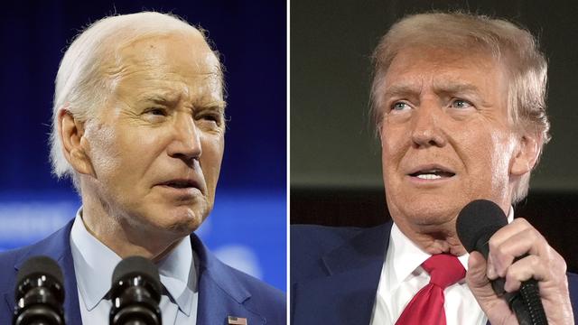 Joe Biden et Donald Trump seront encore opposés en novembre lors de l'élection présidentielle américaine. [KEYSTONE - ALEX BRANDON]