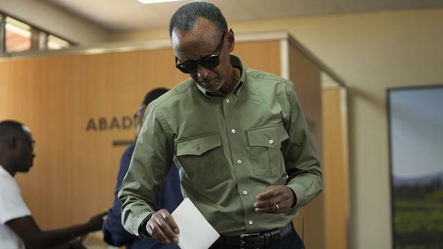 Paul Kagame vers un plébiscite à plus de 99%. [KEYSTONE - BRIAN INGANGA]