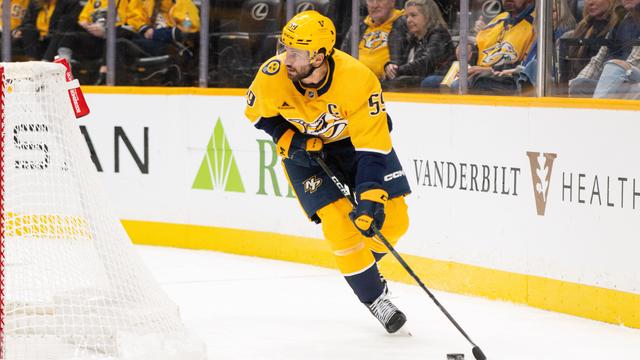 Roman Josi n'aura fait qu'une brève apparition face à Calgary. [IMAGO/Steve Roberts]