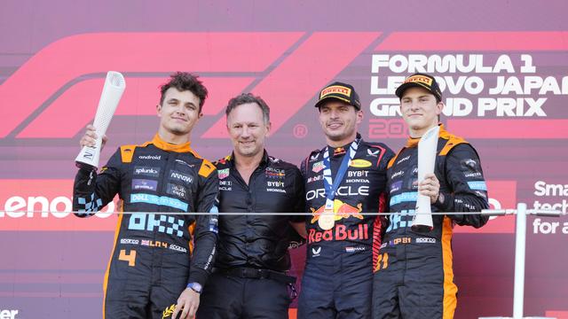 Verstappen pour le championnat pilotes et McLaren pour celui des constructeurs. [KEYSTONE - FRANCK ROBICHON]