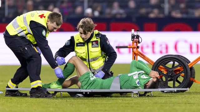 Varol Tasar s'est gravement blessé face à Bâle. [Pascal Muller/freshfocus - Pascal Muller/freshfocus]