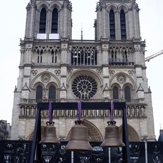 Notre-Dame de Paris et ses trois nouvelles cloches. [Reuters - Sarah Meyssonnier]