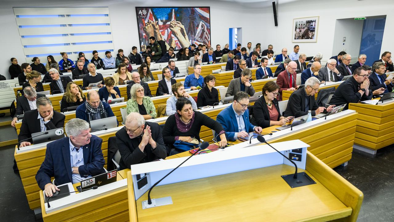 Moutier comptera 7 députés sur 60 au Parlement jurassien. [KEYSTONE - JEAN-CHRISTOPHE BOTT]