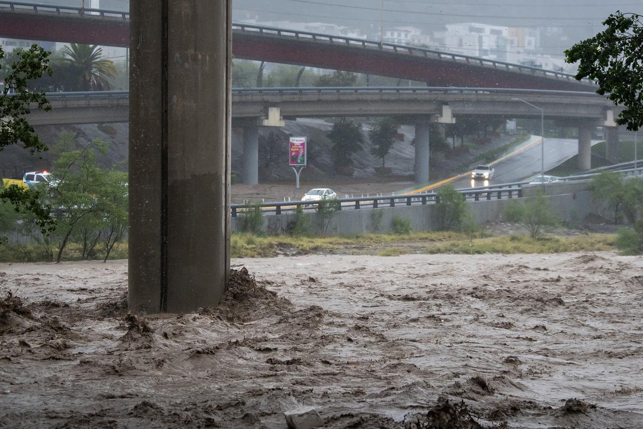 La tempête Alberto a frappé cette semaine une partie du Mexique. [KEYSTONE - MIGUEL SIERRA]