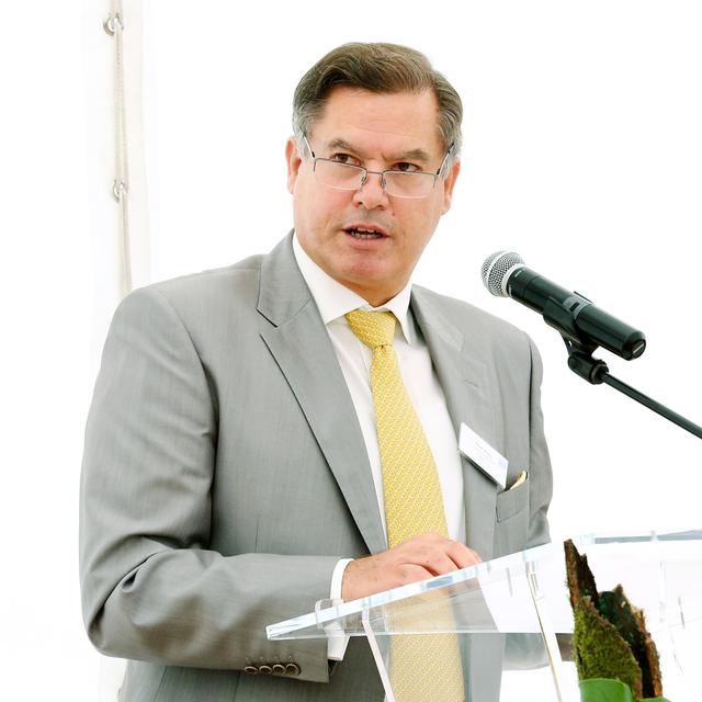 René Bautz, le directeur de Gaznat, en 2014. [Keystone - Magali Girardin]