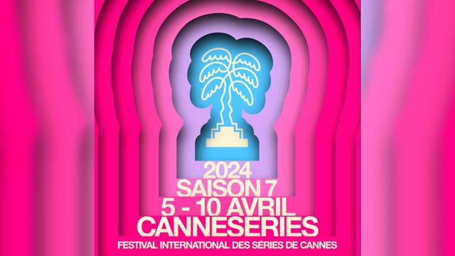 L'affiche de l'édition 2024 du festival Canneseries. [DR]