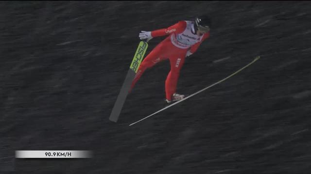 Saut à ski: sur le podium hier, Gregor Deschwanden a signé une belle 5e place aujourd'hui