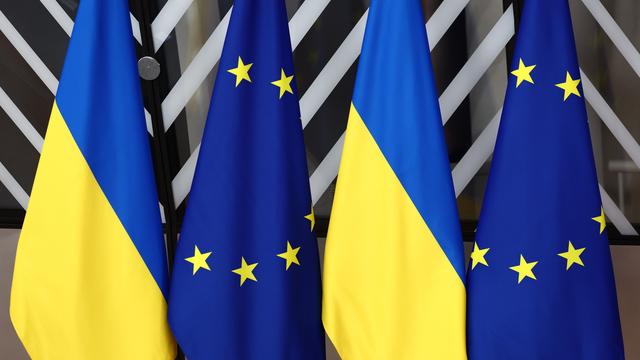 L'UE s'accorde pour une enveloppe de 5 milliards d'euros pour l'achat d'armes pour l'Ukraine. [KEYSTONE - STEPHANIE LECOCQ]