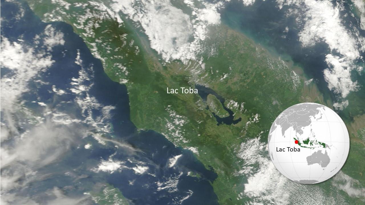 Lac Toba en Indonésie [ModisRapidfire]