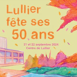 Affiche "Lullier fête ses 50 ans". [edu.ge.ch]