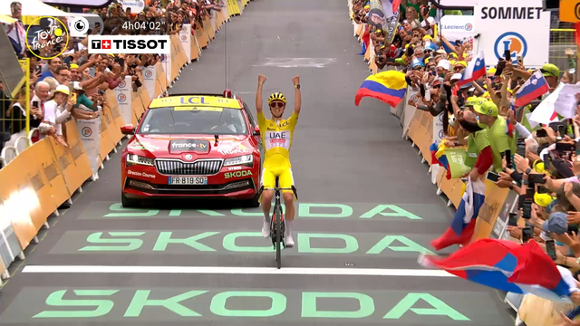 Tour de Fance, 19e étape: Tadej Pogacar (SLO) s'impose en solitaire et conforte son maillot jaune