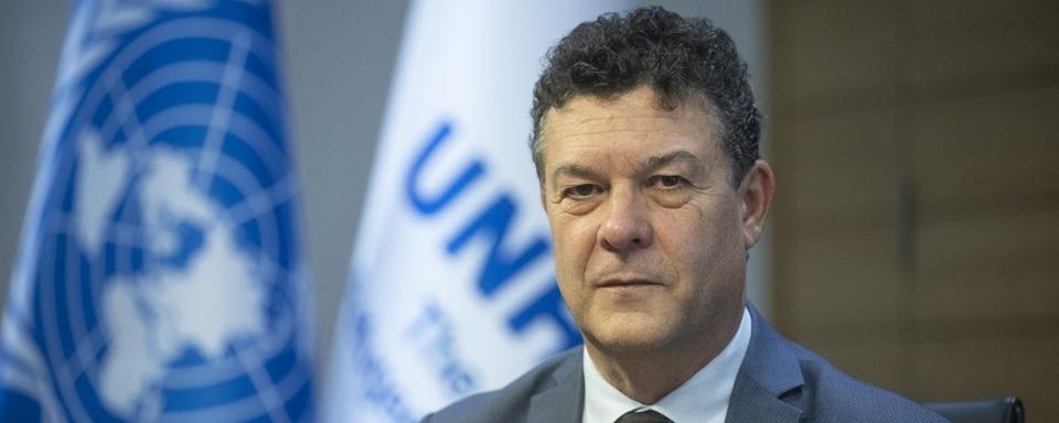 Philippe Leclerc, du Haut commissariat des Nations unies pour les réfugiés (HCR). [AFP - Esra Hacioglu/Anadolu Agency]