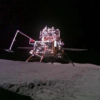 La Chine devient le premier pays à ramener sur terre des échantillons de la face cachée de la lune. [Keystone - EPA/CNSA HANDOUT]
