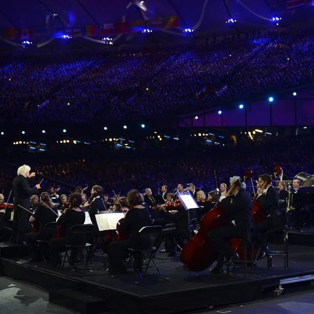 Quand la musique classique s'invite aux Jeux Olympiques. [AFP - ©Leon Neal]