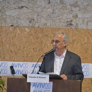 Le président de l'AVIVO Neuchâtel Claude-Alain Kleiner. [AVIVO Neuchâtel - Bernard Python]