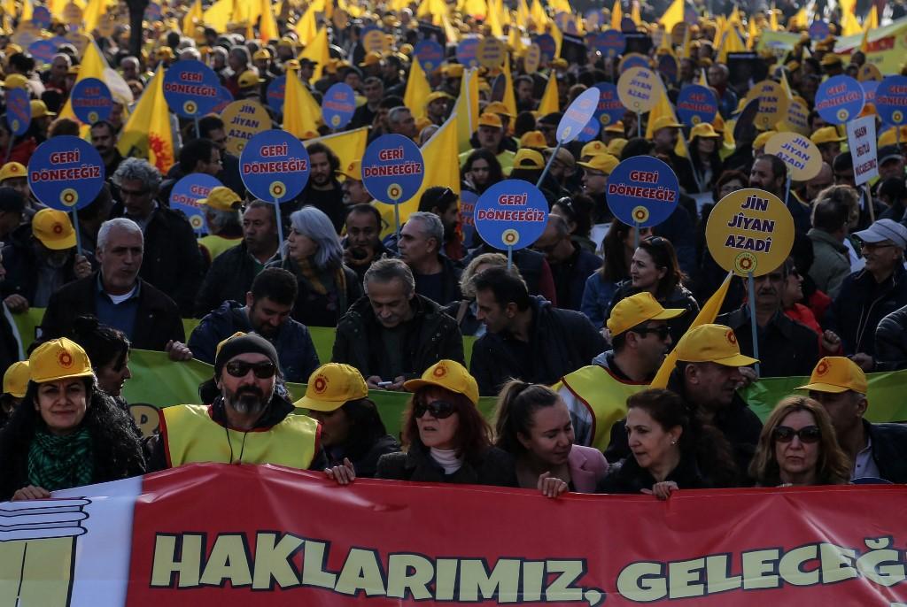 Le syndicat d'enseignants turc Egitim-Sen a appelé à manifester contre le nouveau programme scolaire. [AFP - Adem Altan]