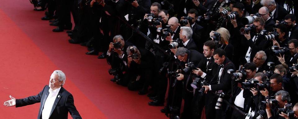 En mai 2019, Alain Delon avait reçu la Palme d'or d'honneur au Festival de Cannes. [Keystone]