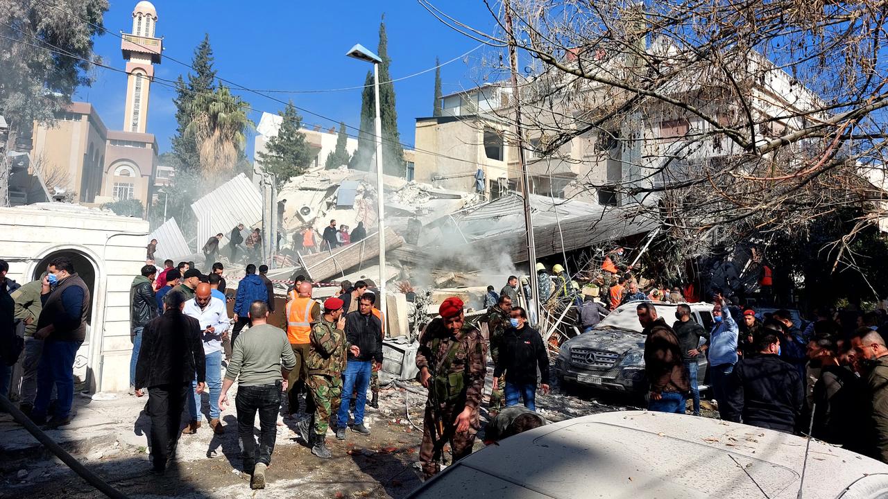 Un raid israélien à Damas, en Syrie, a fait cinq morts. [AFP - Louai Beshara]