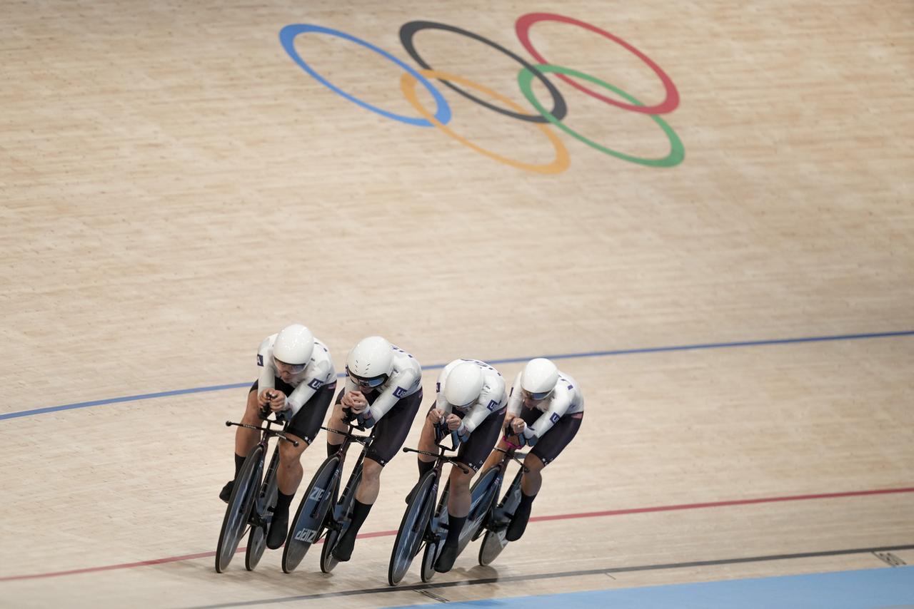 Le quatuor US a failli battre le record du monde. [KEYSTONE - THIBAULT CAMUS]