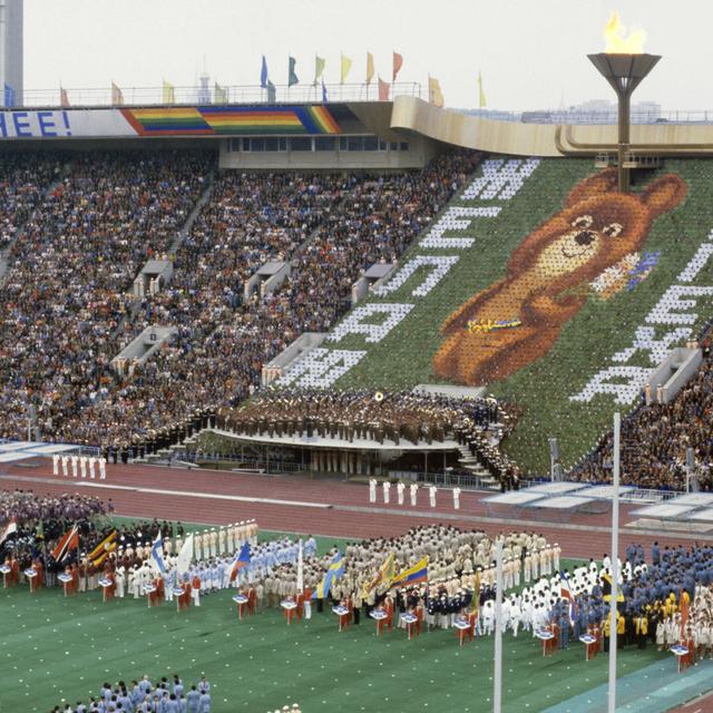 Jeux Olympiques à Moscow, 1980. [Keystone - © Hansueli Bloechliger]
