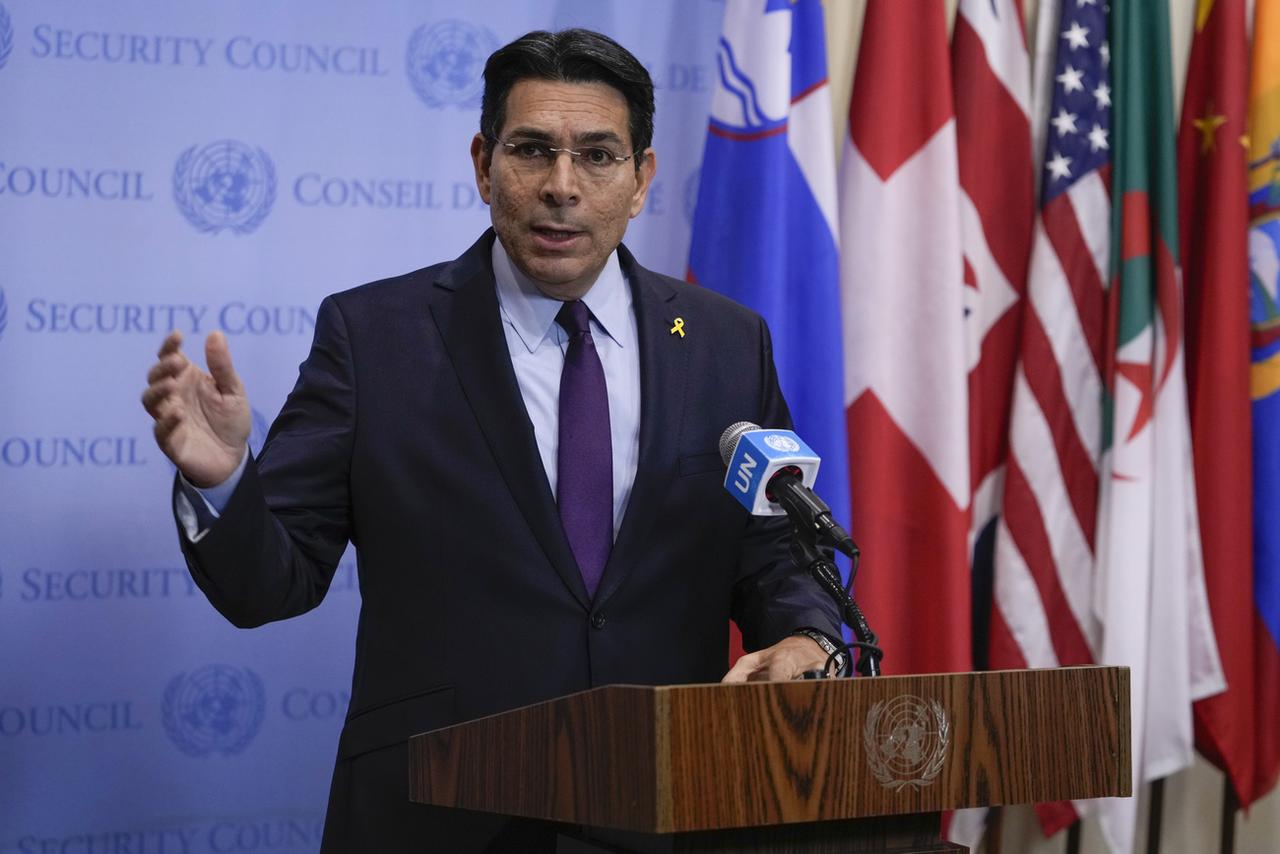 Danny Danon est l'ambassadeur israélien à l'ONU. [KEYSTONE - FRANK FRANKLIN II]