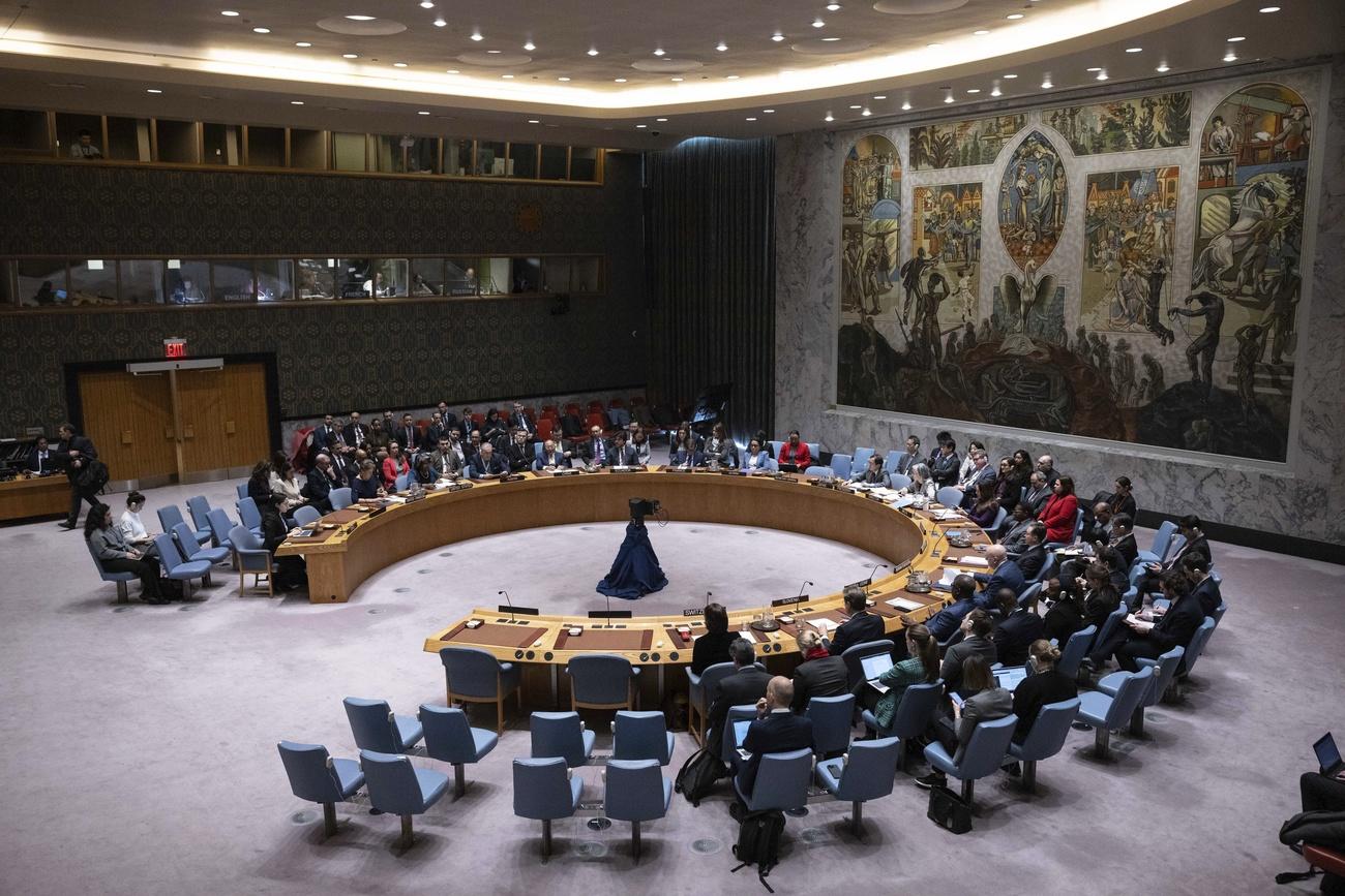 Le Conseil de sécurité de l'ONU n'est toujours pas parvenu à se mettre d'accord sur un cessez-le-feu à Gaza. [KEYSTONE - YUKI IWAMURA]