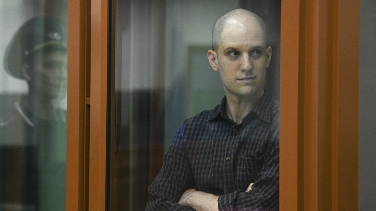 Le reporter du Wall Street Journal Evan Gershkovish enfermé à Iekaterinbourg en Russie. [Keystone/AP Photo - DR]