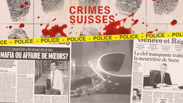 Le cinquième épisode de Crimes suisses évoque le meurtre du banquier Edouard Stern. [RTS]
