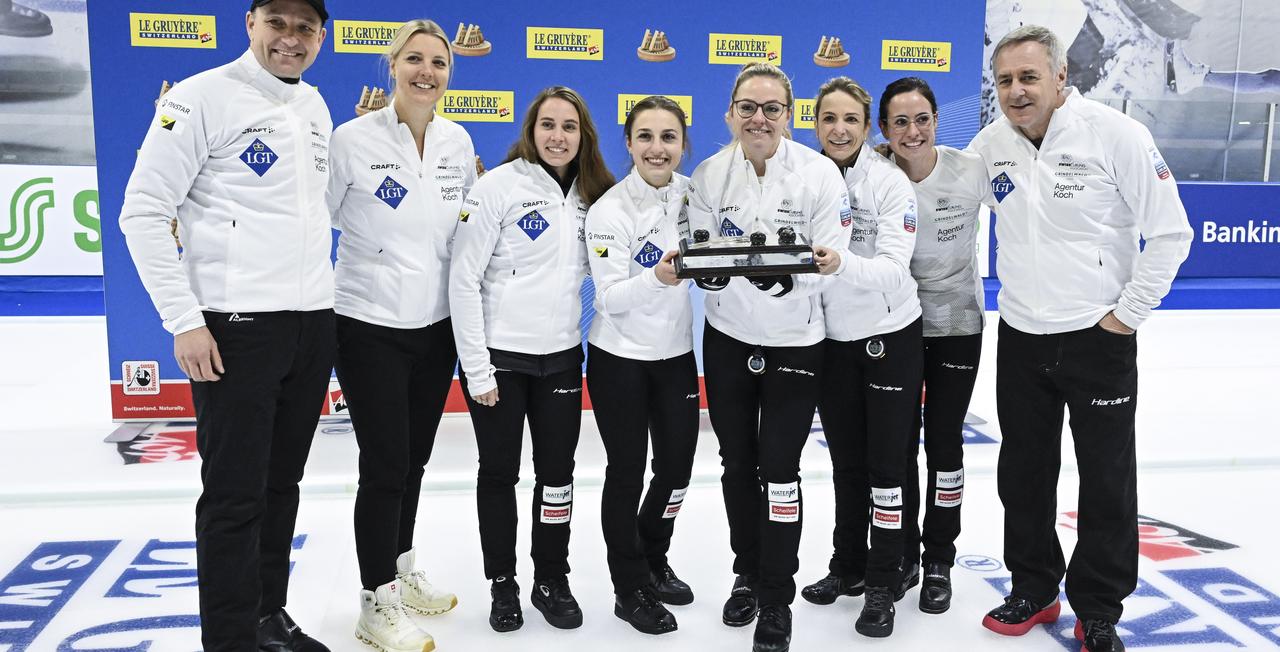 Les Suissesses ont conquis un second titre continental consécutif en Finlande. [KEYSTONE - KIMMO BRANDT]