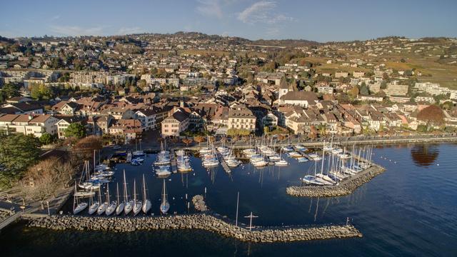 Le bourg et la commune de Lutry [Commune de Lutry]