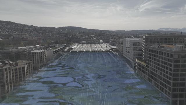 La gare de Zurich serait particulièrement touchée. [19h30 de la RTS]