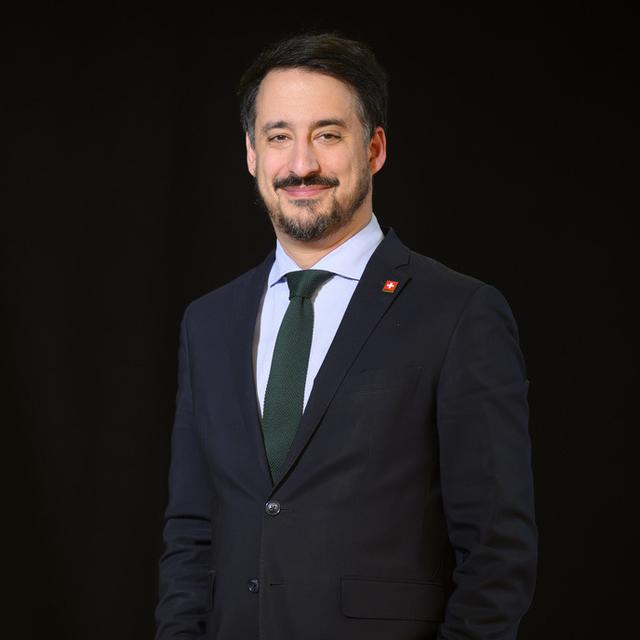 Alexandre Edelmann, chef ad interim de Présence Suisse. [Keystone - Laurent Gillieron]