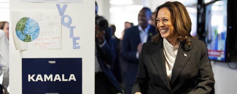 Kamala Harris dit avoir les soutiens nécessaires pour être la candidate démocrate. [Keystone]