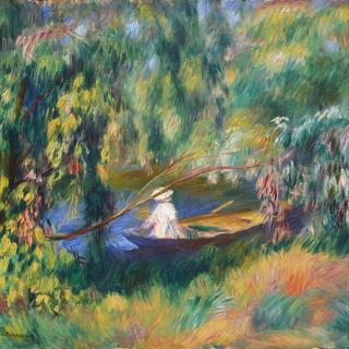 La barque, vers 1878, Auguste Renoir, Huile sur toile, 54,5 x 65,5 cm [Museum Langmatt, Baden - Peter Schälchli]