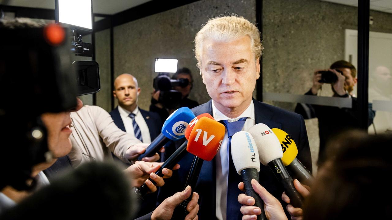 Le leader de l'extrême droite néerlandaise Geert Wilders ne sera pas Premier ministre. [EPA/Keystone - Sem van der Wal]