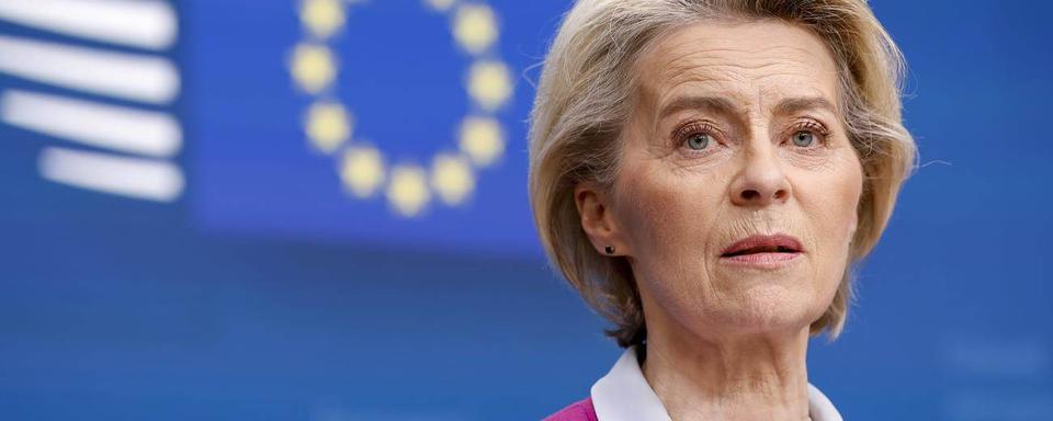 La présidente de la Commission européenne Ursula von der Leyen. [Keystone]