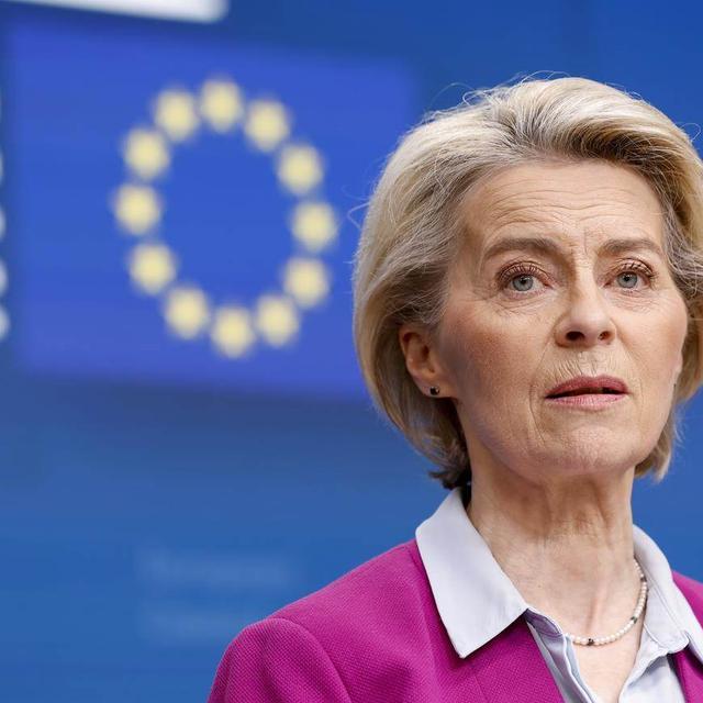 La présidente de la Commission européenne Ursula von der Leyen. [Keystone]