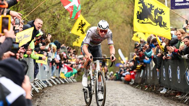 Mathieu van der Poel, au-dessus du lot dans le Ronde. [IMAGO/Belga - IMAGO/DAVID PINTENS]