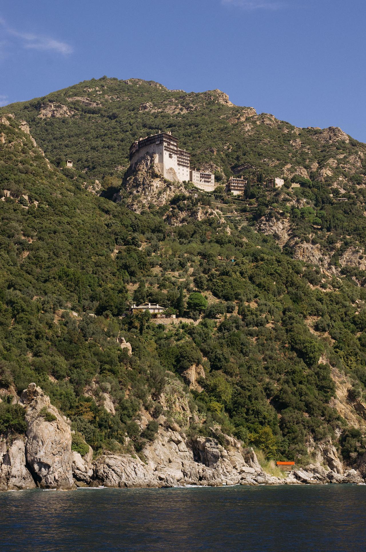 Une photo du Mont Athos. [FLEE - OLIVIER DUPORT]