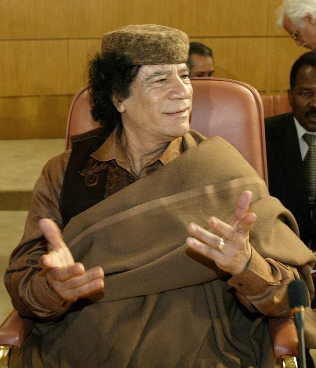 Mouammar Kadhafi passera quarante-deux ans à la tête de la Libye. [EPA - MIKE NELSON]